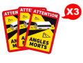 AUTOCOLLANTS ANGLES MORTS BUS
