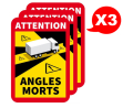 AUTOCOLLANTS ANGLES MORTS POIDS LOURDS