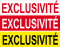 Autocollants EXCLUSIVITÉ